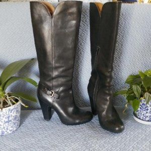 Brown Leather Dress Boots by Kork Ease